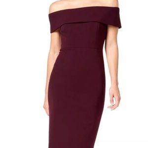 Calvin Klein the shoulder cocktail dress